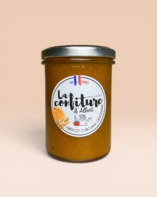 Confiture d'Abricot Curcuma Gingembre