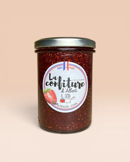Confiture de Fraise et Graines de Chia