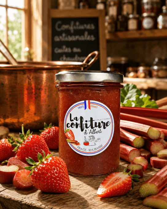 Confiture de Fraise Rhubarbe