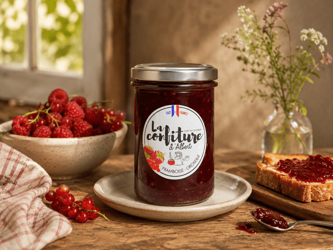 Confiture de Framboise Groseille