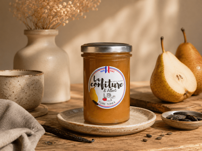 Confiture de Poire Fève Tonka