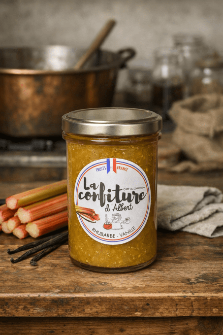 Confiture de Rhubarbe Vanille