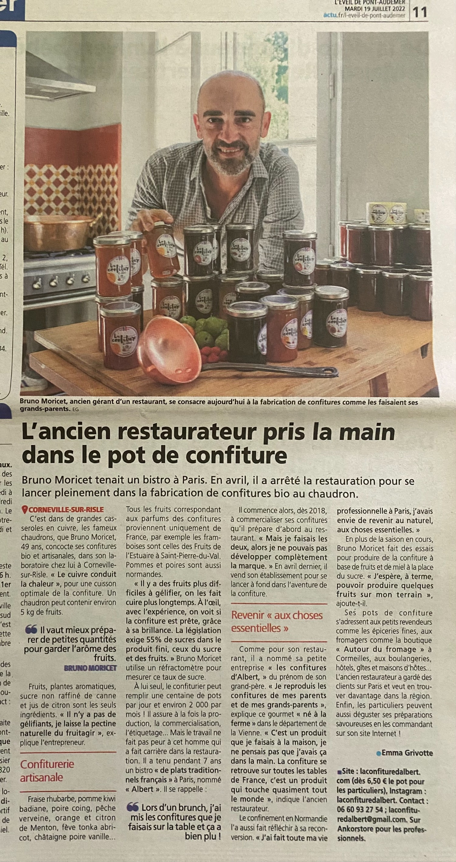 Article l'Eveil de Pont-Audemer